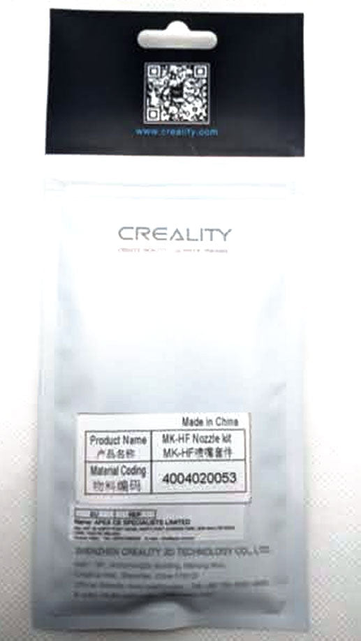 Creality Official 3D Printer Parts MK-HF Nozzle Kit 0.25/0.4/0.6/0.8mm 5 pieces