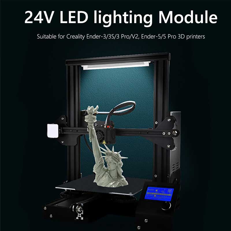 24V LED Light Bar For Ender 3 / 3 Pro / 3 V2 / Ender 5 - Vaughan 3D Printing