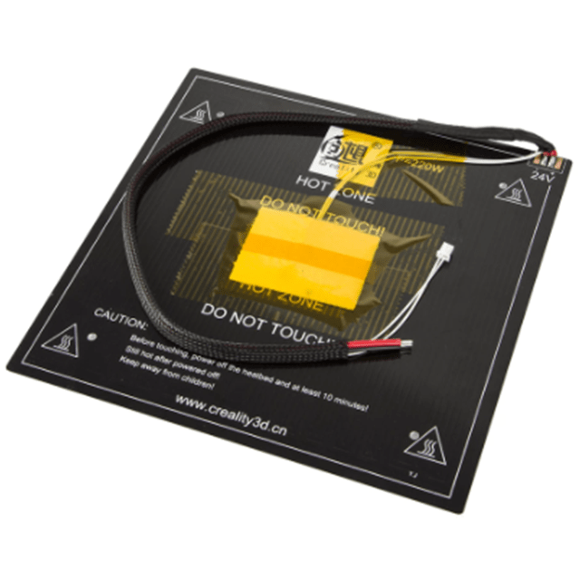 Official Creality Ender 3 / 3 Pro / Ender 5 Aluminum Heated Bed 24V With Cable (235mm x 235mm) - Vaughan 3D Printing