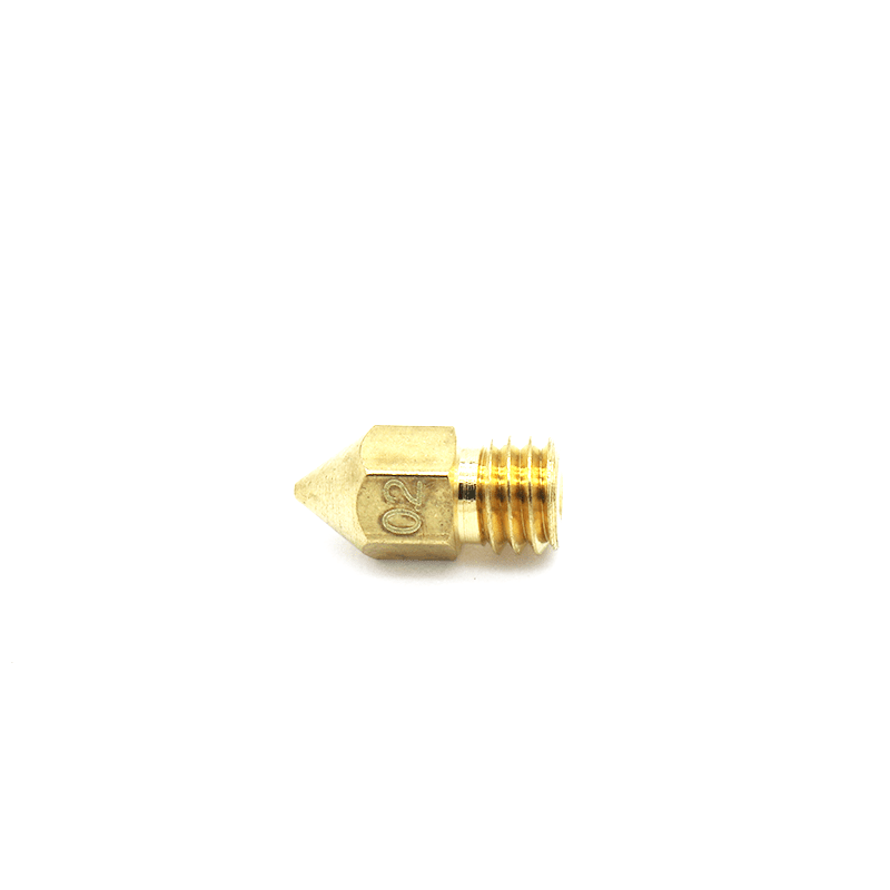 MK8 0.2mm Brass Nozzle – 1.75mm Filament | High Precision Nozzle for Ender 3 / CR‑10 / MK8 Hotend | Fine Detail Printing