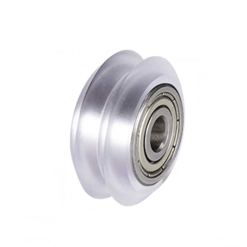 Polycarbonate 625ZZ Bearing Pulley Wheel | Clear V-Slot Roller for 2020 Aluminum Extrusion | CNC & 3D Printer Smooth Motion Guide